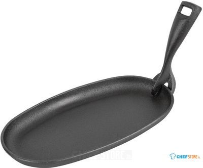 Olympia gietijzeren pan ovaal 24cm | GG133