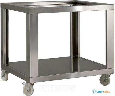 Imitatie RVS Steun Voor 2x Gl6/35-D, Wielen, 2 Met Rem, Diamond SGL12/35-D 1