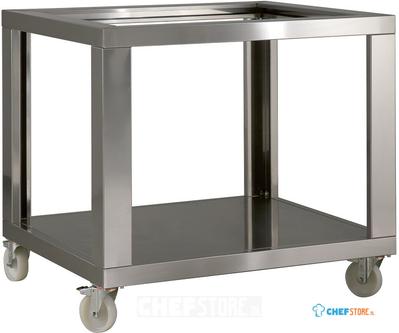 Imitatie RVS Steun Voor Gl4/35-D, Met Wielen, 2 Met Rem, Diamond SGL4/35-D 1