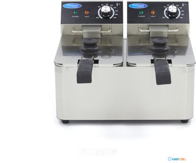 Maxima Frituurpan - 2x 4 L - 2 Manden - tot 1,5 Kg Friet - 09365212