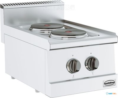 Combisteel Base 600 Kooktafel El. 2 Pl. | 7178.0015 1