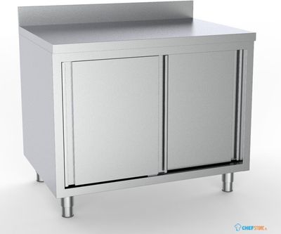 700 Werktafel Schuifdeuren Rand 1200, combisteel 7333.0238 1