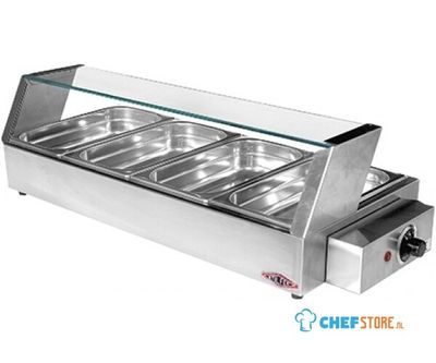 Warmhoudvitrine (Cap.Gn1/3X4-40Mm) | Stilfer | 527010