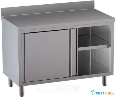 Diamond TA107D-SA6 Neutrale werktafelkast, schuifdeuren, met achteropstand