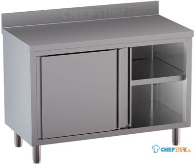 Diamond TA207D-SA6 Neutrale werktafelkast, schuifdeuren, met achteropstand