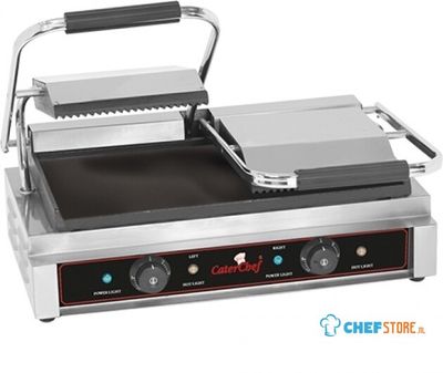 Contactgrill Duetto-Compact (Glad/Gegroefd) | CaterChef | 688420