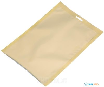 Vogue JA026 goudkleurige vacuümzakken voor kamermachines 250x350mm (100 stuks)