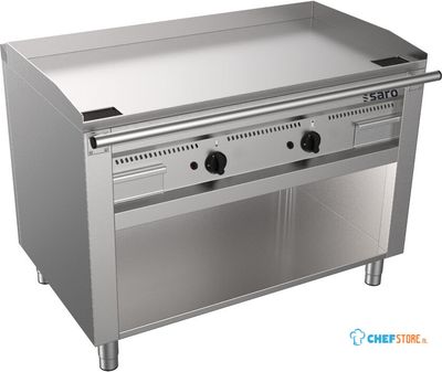SARO Gas Teppanyaki Grill met Open Onderstel Model TED2/120G 1