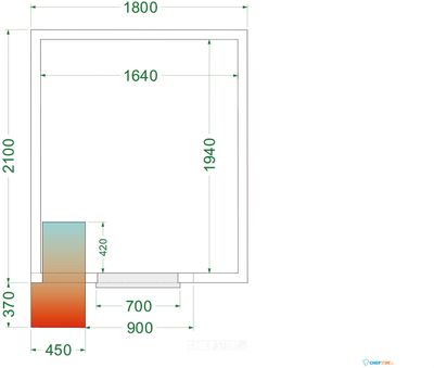 Koelruimte (Compleet met Monoblock) - CRPF1821