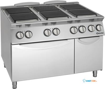 Bartscher 299217 Elektrisch fornuis 900 6 platen EBO