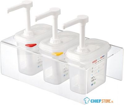 Saus/Dressingbar (Cap.Gn1/9X3-150Mm) | Araven | 962155 1