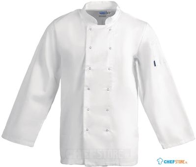 Whites Vegas koksbuis lange mouw wit XL | A134-XL