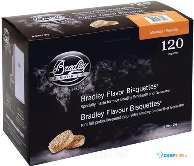 Bradley FE657 Food Smoker Mesquite Flavour Bisquette (120 Pack)