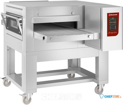 Diamond FTEV50/85-NT Elektrische tunnel-oven geventileerd, breedte 500 mm - TOUCH SCREEN