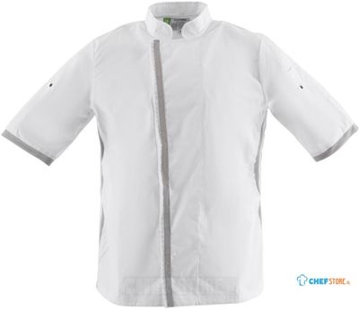 Whites Southside Unisex Koksbuis Korte Mouw Wit, Whites Chefs Clothing B998-XS