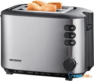 3 functies Broodrooster | RVS | 6 standen | Severin AT 2514 1