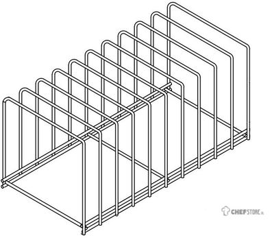 Rvs Dienbladenkorf 10 | Combisteel | 7280.0130 1