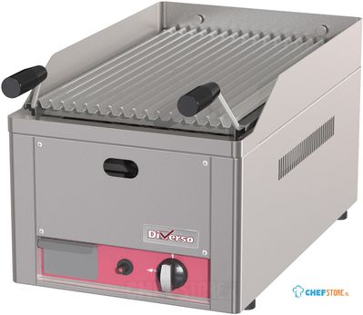 Lavasteengrill 1/2 Module 4kw, Diamond WR-GRL-G4 1