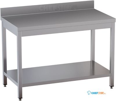 Diamond TL1271D-ST4 Werktafel met onderblad + achterrand