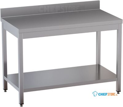Diamond TL1571D-ST4 Werktafel met onderblad + achterrand