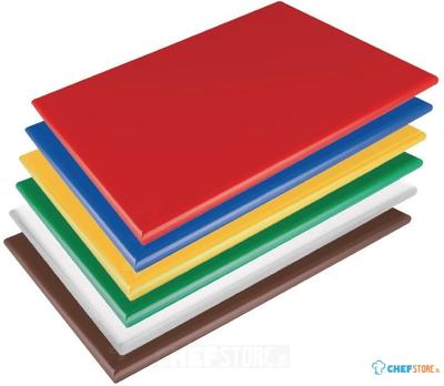 Hygiplas LDPE snijplanken set 600x450x20mm | HC880