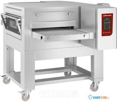 Diamond FTGV50/85-NT Gas tunnel-oven geventileerd, breedte 500 mm - TOUCH SCREEN