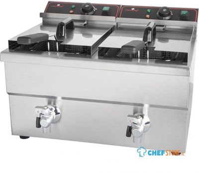 Friteuse 08L+08L | CaterChef | 688828