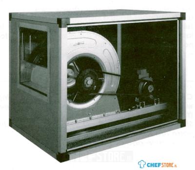 Diamond Centrifugale ventilator met omkasting , riemgedreven, 2 snelheden, 3500 m³/u | CT10/10752VS
