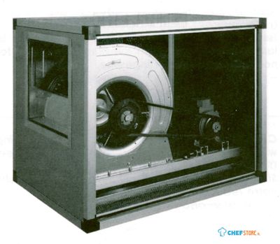 Diamond Centrifugale ventilator met omkasting, riemgedreven, 2 snelheden, 4500 m³/u | CT10/10112VS-230/3-