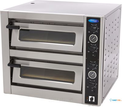 Maxima Pizza Oven - 8 Pizza's Ø 30 cm - 2 Kamers - 09370030