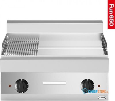 Bakplaat - glad-Geribbeld - Modular 318139 1