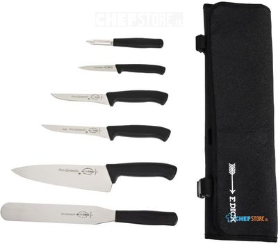 Dick Pro Dynamic 6-delige messenset en foudraal | GH738