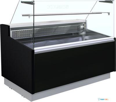 Zwarte Koeltoonbank - VEL1420B (EUROMINI)