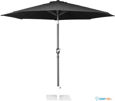 Bolero Sevilla Ronde Parasol 3m Diameter Zwart - DZ870