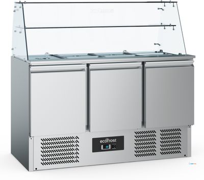 Saladette | Glasopstand | 3-deurs | Ecofrost | 7950.5110 1
