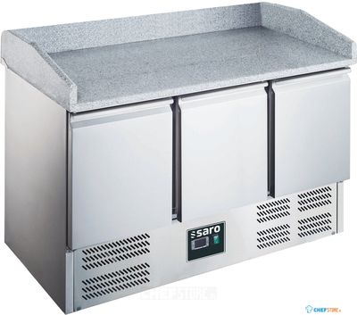 SARO Pizzawerkbank met Glasvitrine Model ES 903 PZ