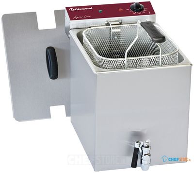 Diamond Elektrische Friteuse Tafelmodel 8 Liter + Aftapkraan - F8E/D1 1