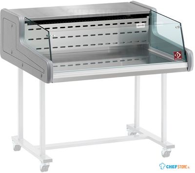 Gekoelde Vitrinetoonbank B=150cm | Lage ruit ''zelfservice'' | Diamond | SUP15-ZS/R2 1