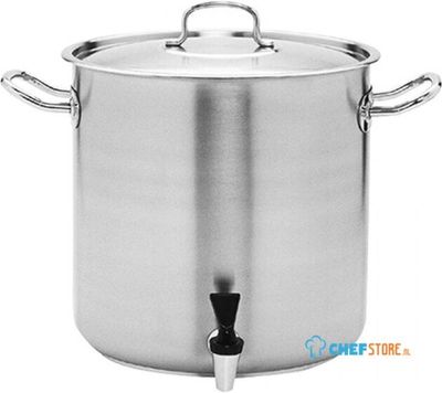 Kookpan M/kraan Ø40cm, 50 liter, 50 liter, Pujadas 720184 1