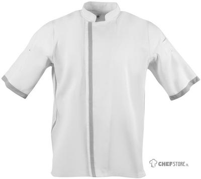 Whites Southside Unisex Koksbuis Korte Mouw Wit, Whites Chefs Clothing B998-XS