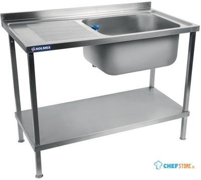 Holmes Enkele Spoelbak Afdruiprek Links - Holmes DR060