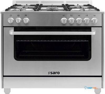 SARO Multifunctioneel Gasfornuis met Elektrische Oven Model TS95C61LX
