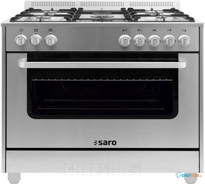 SARO Multifunctioneel Gasfornuis met Elektrische Oven - Uitsluitend NL - TS95C61LX