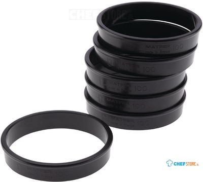 Matfer Bourgeat Exoglass Taartringen 10(Ø)cm (6 Stuks) - Matfer Bourgeat FA987