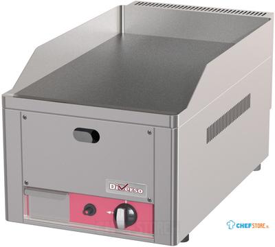 Vlakke Braadplaat op Gas 4 Kw, Diamond WR-FTG-Z1 1