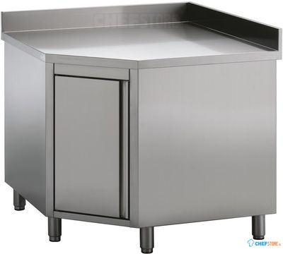 Werktafel | Hoek met Deur | RVS | Combisteel | 7452.3000 1