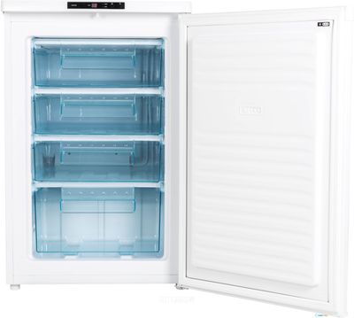 Vrieskast tafelmodel - 85 liter - geïntegreede handgreep - elektronisch - digitaal - 4 laden - wit - Exquisit GS112-4EA+ 1