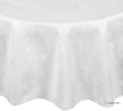 Mitre Luxury Luxor tafelkleed wit 230(Ø)cm | GW452