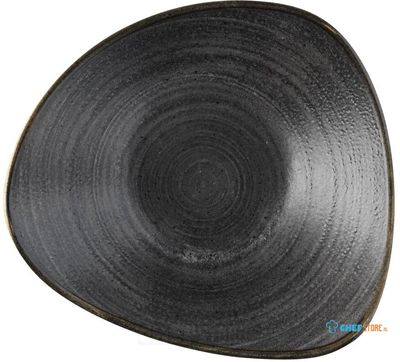 Churchill Stonecast Raw Lotus Black Schalen 229mm (Pak van 12) - FS844