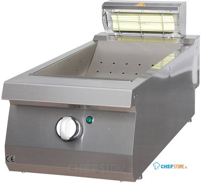 Maxima Heavy Duty Friet Warmhoudunit - Enkel - 70 cm Diep - Elektrisch - 09398150